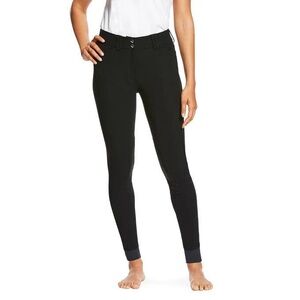 Ariat Women’s Tri Factor Knee Patch Black Breeches 30